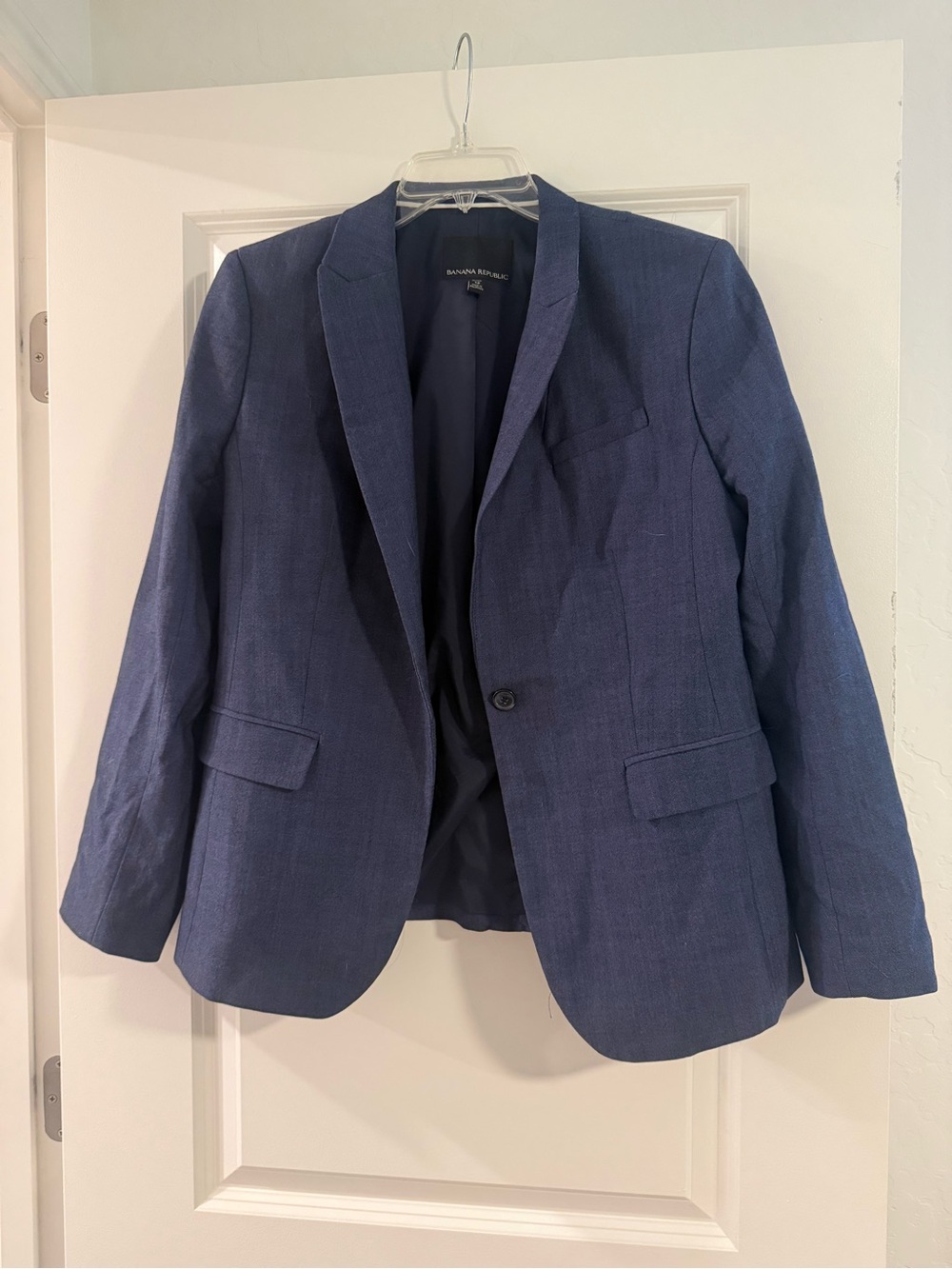 Banana Republic Blue Women’s Single-Button Blazer